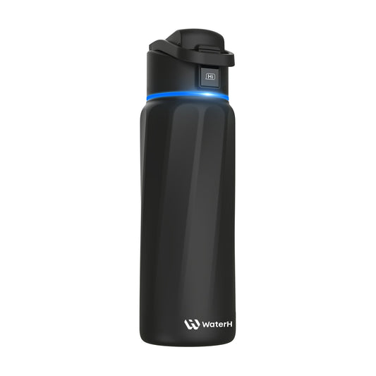 Stay Hydrated in Style: The WaterH Boost Smart Water Bottle - 32 Oz with App Tracking & Insulation