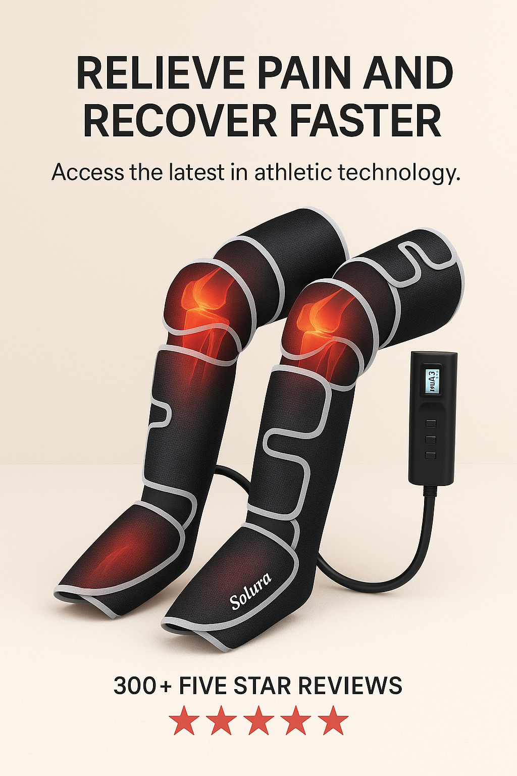 Solura Leg Compression & Heat Wrap